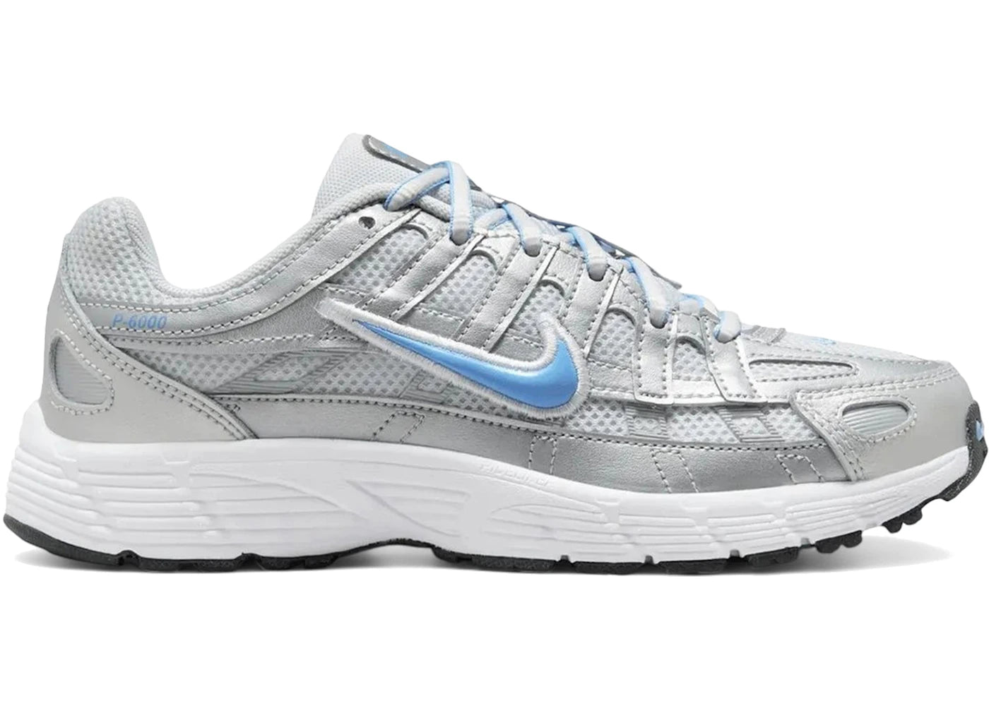 Nike P-6000 Metallic Platinum University Blue (GS) - vue 360