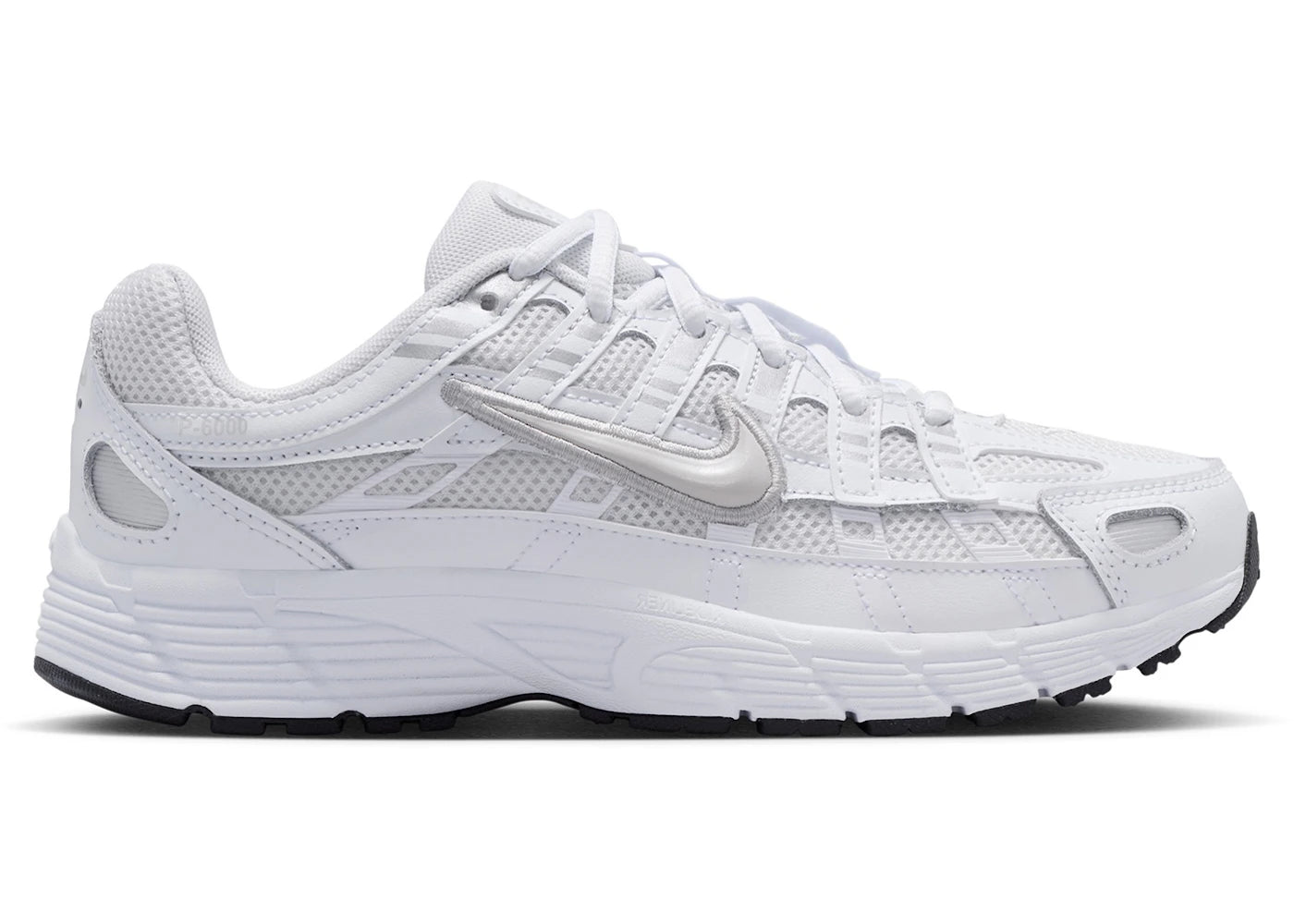 Nike P-6000 Platinum Tint White Silver (GS) - vue 360