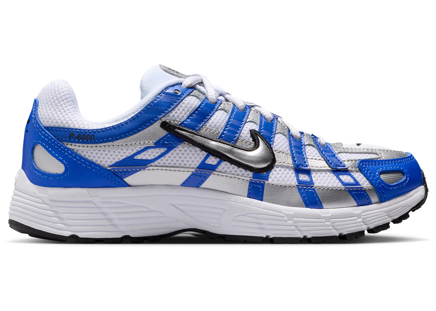 Nike P-6000 Racer Blue Metallic Silver White (GS) - vue 360