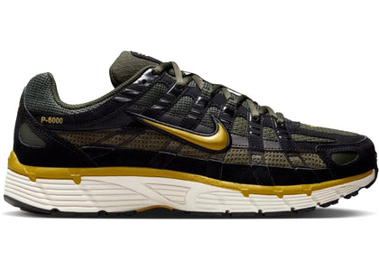 Nike P-6000 SE Black Sequoia Ochre - authentic Nike sneakers
