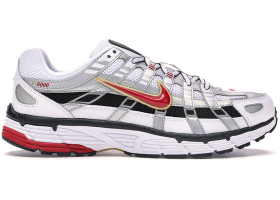 Nike P-6000 White Gold Red (Women's) sneakers - authentic streetwear shoes