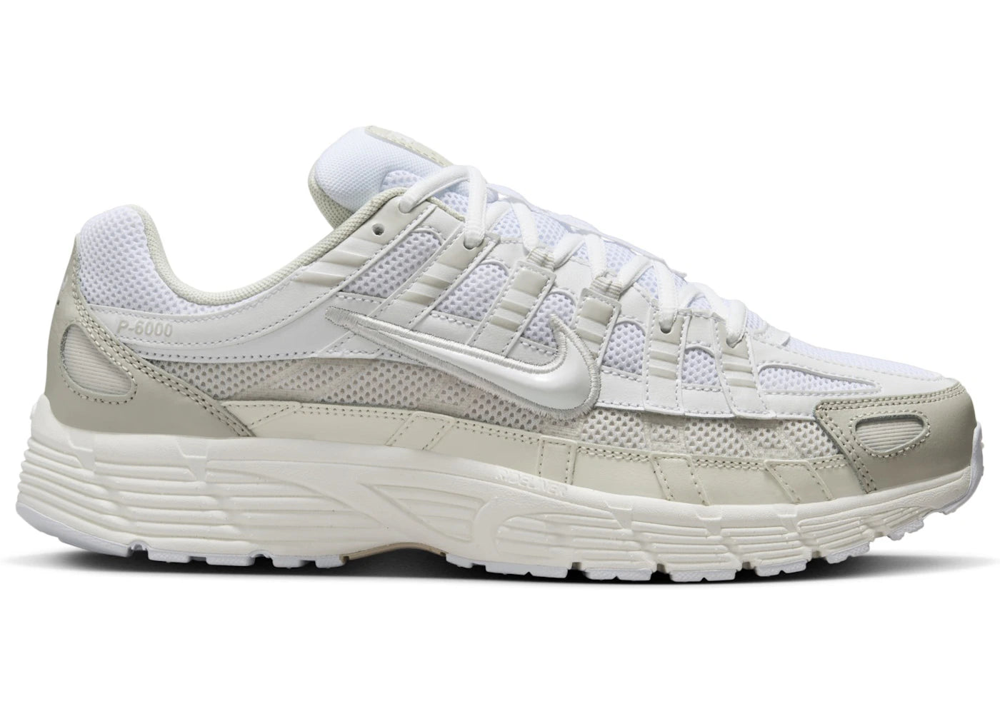 Nike P-6000 Weiß Segelgrün Grau - vue 360