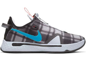 Nike PG 4 Football Grey Plaid - vue 360