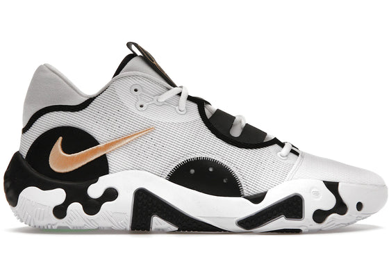 Nike PG 6 White Black Orange Chalk sneakers - authentic streetwear shoes