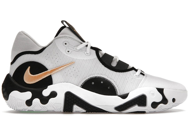 Nike PG 6 White Black Orange Chalk sneakers - authentic streetwear shoes