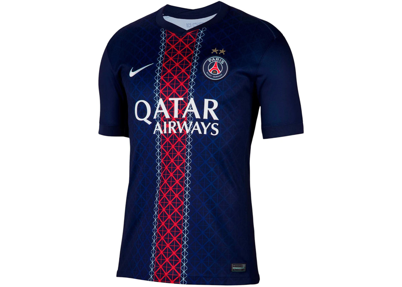 Nike PSG 2025/26 Home Stadium Jersey (Champions of Europe 2026 Print) Navy - vue secondaire A