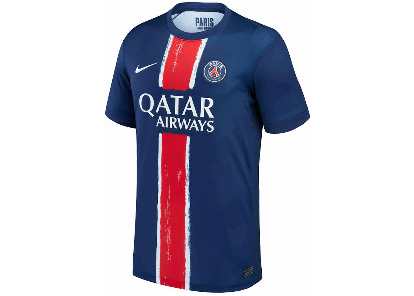 Nike Paris Saint-Germain 2024/25 Stadium Home Replica Jersey Midnight Navy/White - vue 360