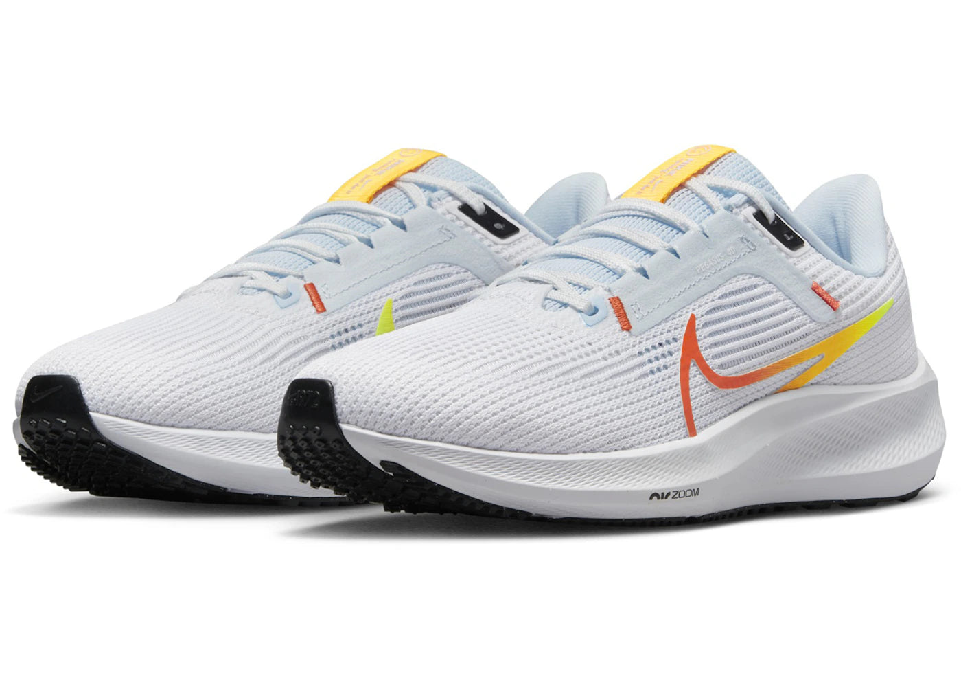 Nike Pegasus 40 Laser Orange Picante Red Blue Tint (Women's) - vue secondaire A