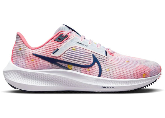 Nike Pegasus 40 Premium Floral Watercolor Pearl Pink (Women's) sneakers - authentic Nike shoes
