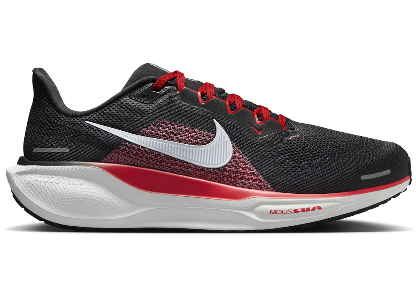 Nike Pegasus 41 Dark Smoke Grey Light Crimson Total Orange Black - vue secondaire A