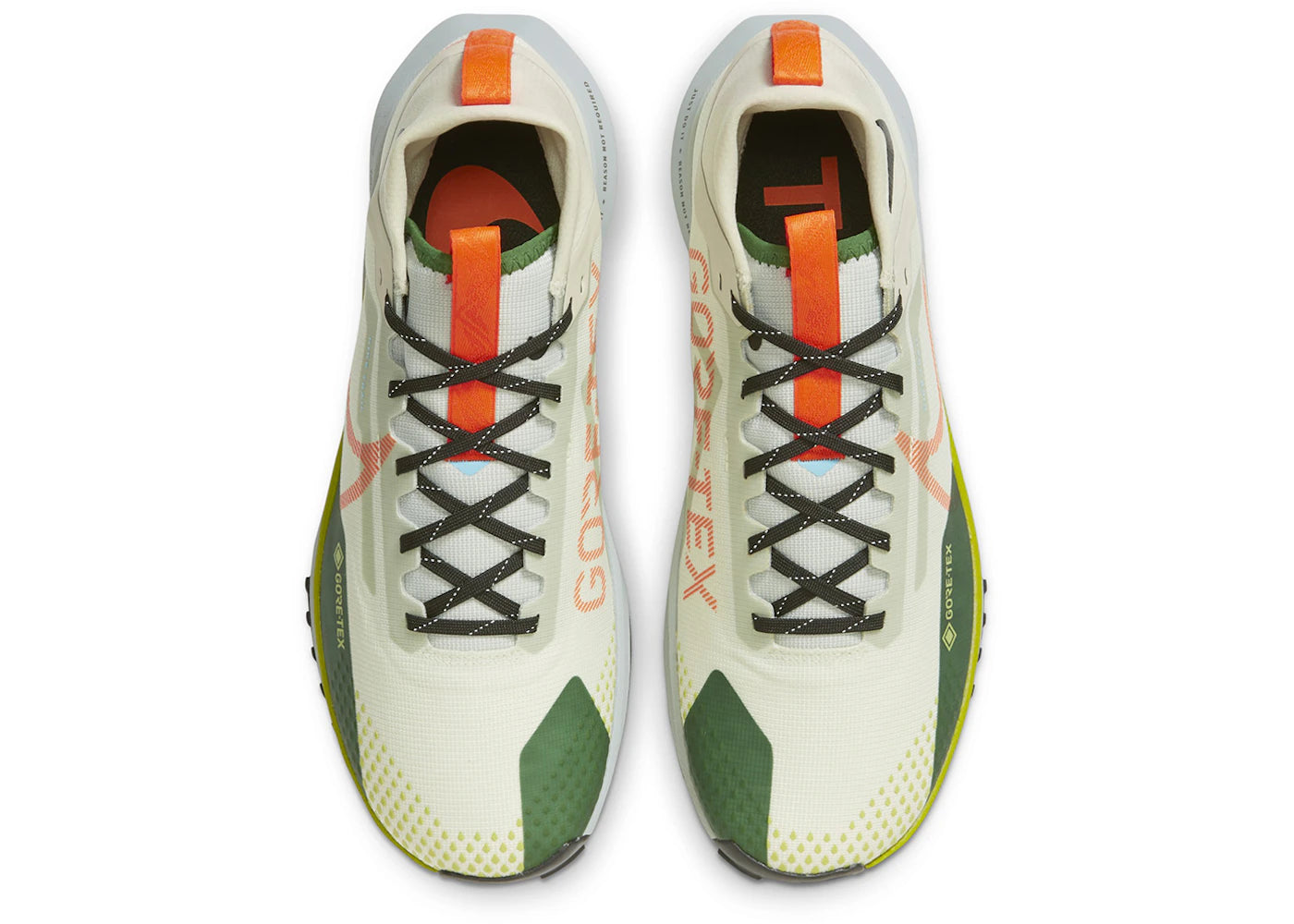 Nike Pegasus Trail 4 Gore-Tex Coconut Milk Safety Orange Cactus
