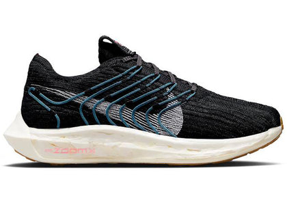 Nike Pegasus Turbo Next Nature Black Noise Aqua (Women's) - authentic Nike sneakers