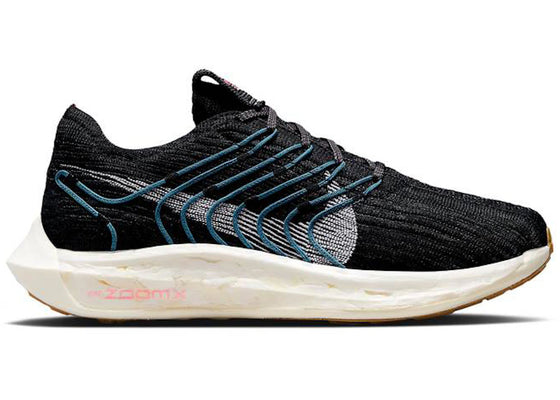 Nike Pegasus Turbo Next Nature Black Noise Aqua (Women's) sneakers - authentic Nike shoes