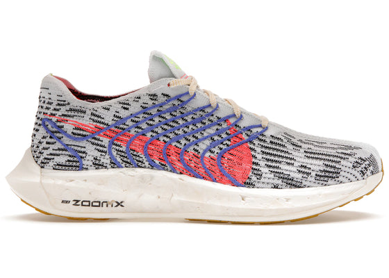 Nike Pegasus Turbo Next Nature Pure Platinum Bright Crimson sneakers - authentic Nike shoes