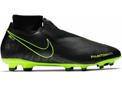 Nike Phantom Vision Pro DF FG Black Volt - sneakers view 2