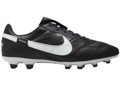 Nike Premier 3 FG Black White - authentic Nike sneakers