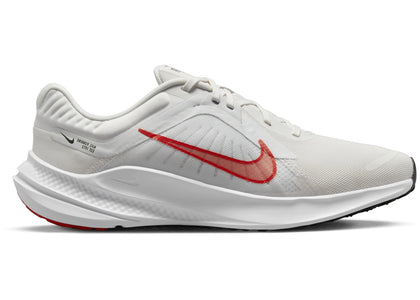 Nike Quest 5 Platinum Tint White Black Light Crimson sneakers - authentic Nike shoes