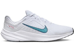 Nike Quest 5 White Light Crimson Black Valerian Blue - vue 360