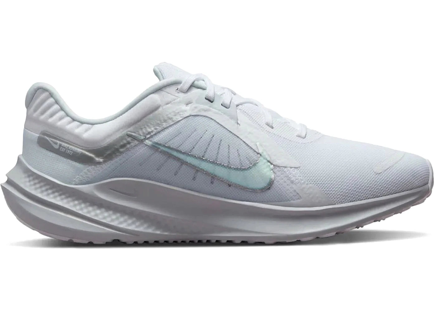 Nike Quest 5 White Metallic Silver (Women's) - vue secondaire A