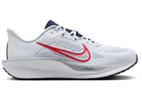Nike Quest 6 White Obsidian Wolf Grey University Red