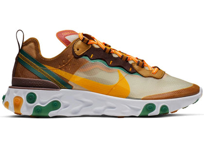 Nike React Element 87 Orange Peel - authentic Nike sneakers