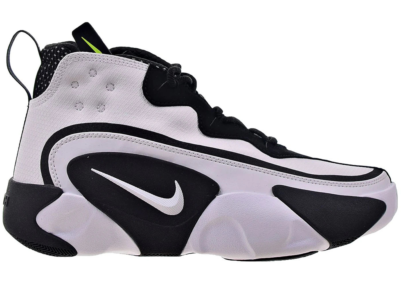 Nike React Frenzy White Black - vue 360