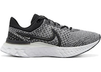 Nike React Infinity Run Flyknit 3 Black Grey Fog