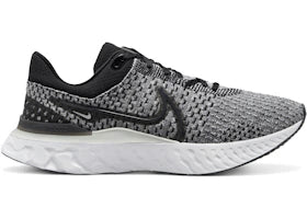 Nike React Infinity Run Flyknit 3 Black Grey Fog
