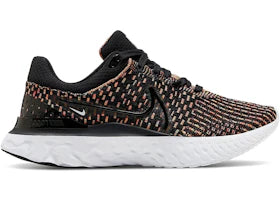 Nike React Infinity Run Flyknit 3 Black Multi (Women's) - authentic Nike sneakers