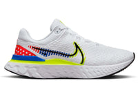Nike React Infinity Run Flyknit 3 Premium White Volt Racer Blue