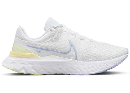Nike React Infinity Run Flyknit 3 White Violet Citron Tint (Women's) - authentic Nike sneakers