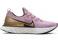 Nike React Infinity Run Flyknit Plum Fog Metallic Gold (Women's)