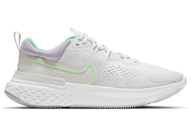 Nike React Miler 2 Platinum Tint Green Glow (Women's)