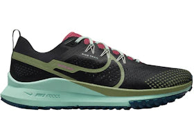 Nike React Pegasus Trail 4 Black Mint Foam Alligator - vue 360