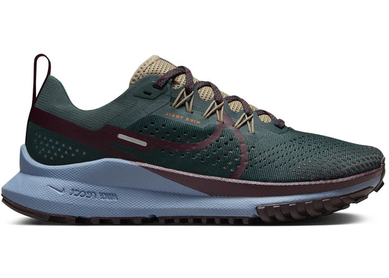 Nike React Pegasus Trail 4 Deep Jungle Khaki Ashen Slate Night Maroon (Women's) sneakers - authentic Nike shoes