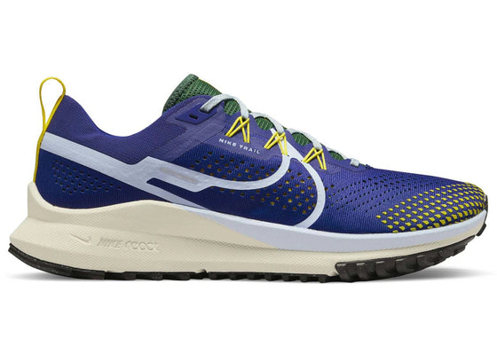 Nike React Pegasus Trail 4 Deep Royal Yellow Strike sneakers - authentic Nike shoes