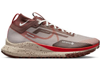 Nike React Pegasus Trail 4 Gore-Tex Diffused Taupe Dark Pony Sail Picante Red