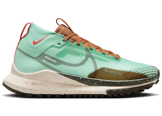 Nike React Pegasus Trail 4 Gore-Tex Emerald Rise Sequoia (Women's) sneakers - authentic Nike shoes