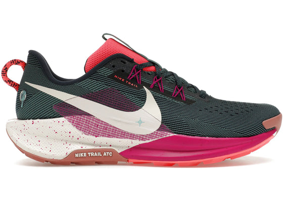 Nike React Pegasus Trail 5 Armory Navy Vivid Grape Green Frost Phantom sneakers - authentic Nike shoes