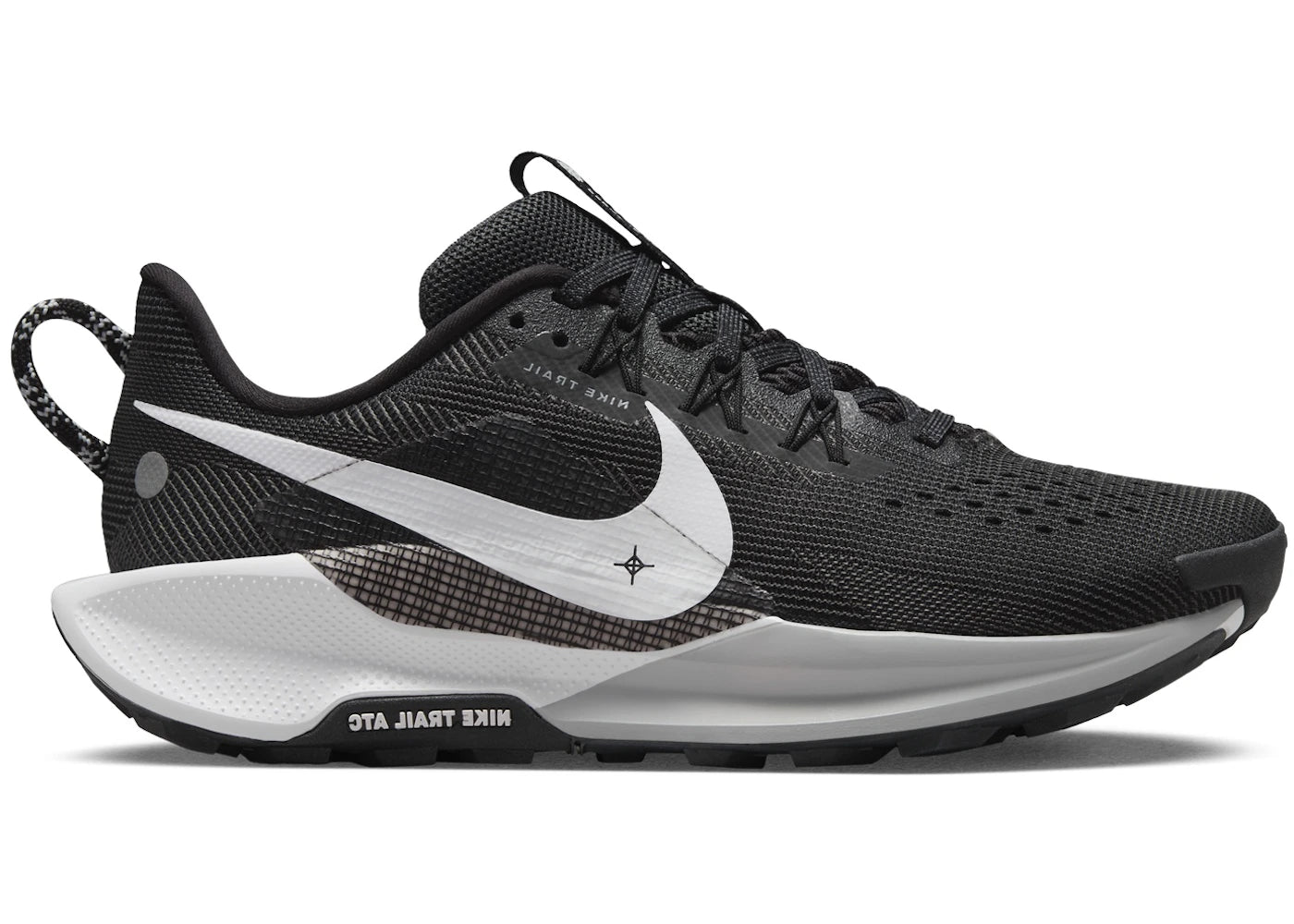 Nike React Pegasus Trail 5 Black Anthracite Wolf Grey White (Women's) - vue 360