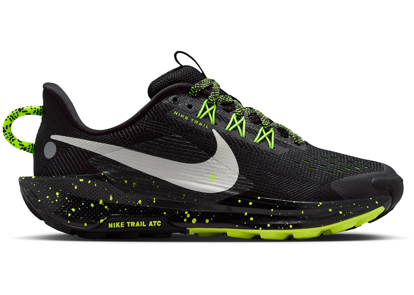 Nike React Pegasus Trail 5 Black Volt Ice Phantom (GS) - vue 360
