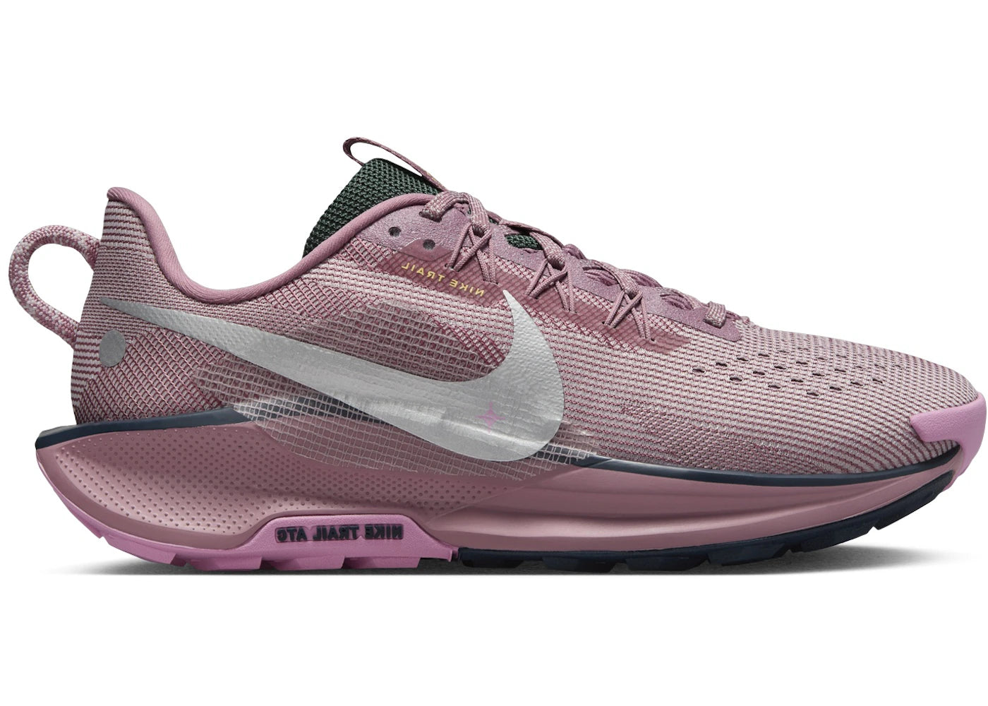 Nike React Pegasus Trail 5 Plum Dust Platinum Violet Beyond Pink Metallic Silver (Women's) - vue 360