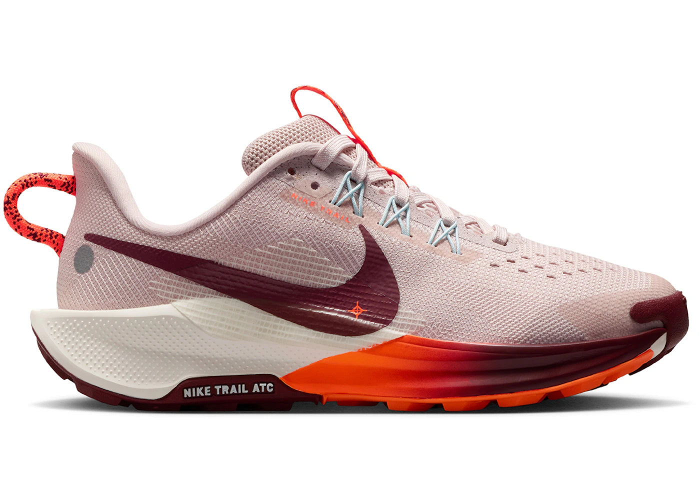 Nike React Pegasus Trail 5 Silt Red Hyper Crimson Sail Dark Team Red (GS) - vue 360