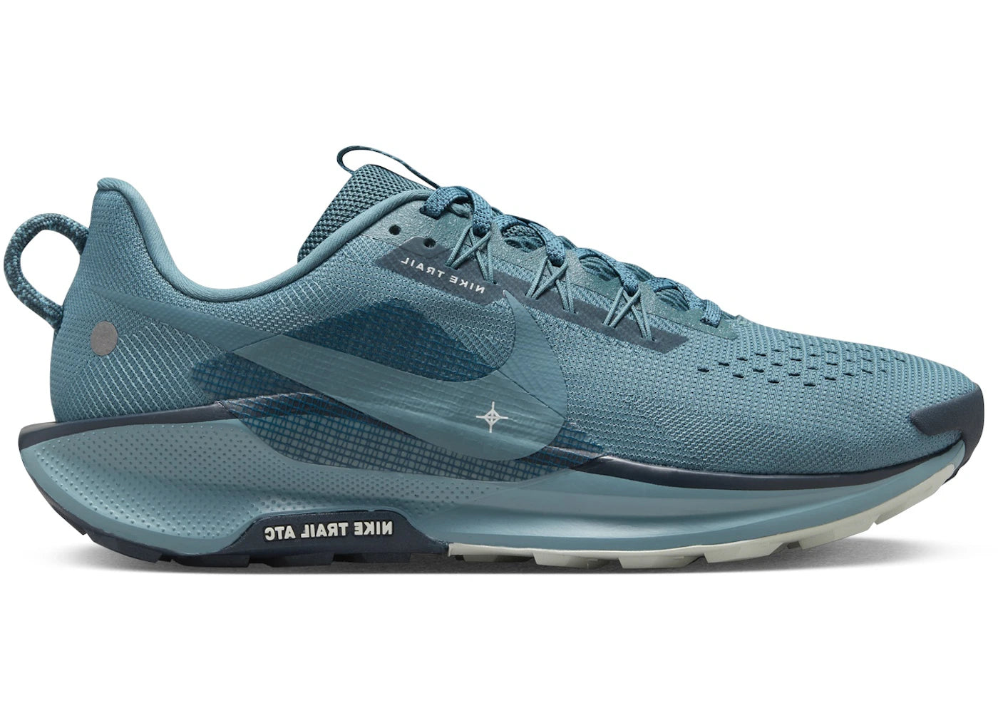 Nike React Pegasus Trail 5 Smokey Blue Light Silver Armory Navy - vue 360