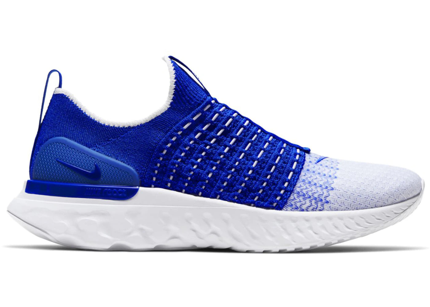 Nike React Phantom Run Flyknit 2 Photo Blue White - vue 360