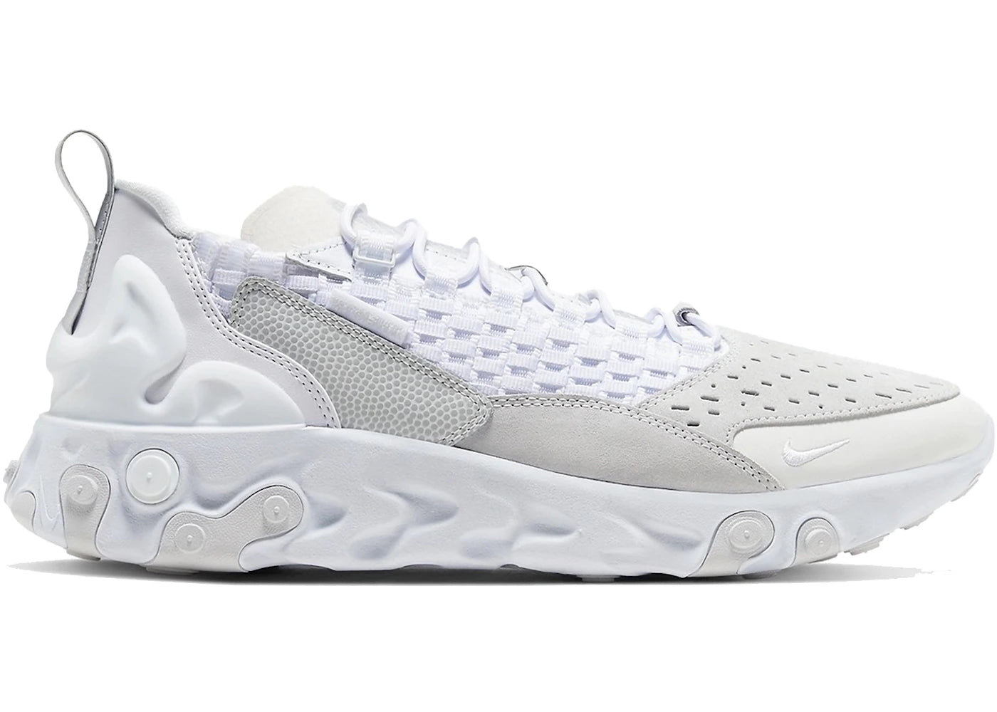 Nike React Sertu Triple White - vue secondaire A