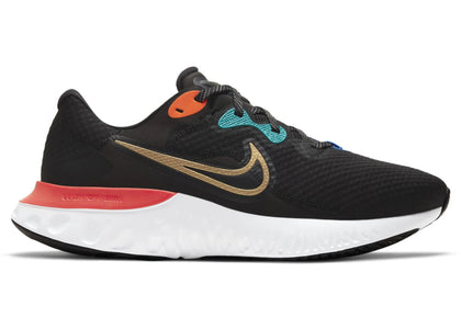 Nike Renew Run 2 Black Bright Crimson - authentic Nike sneakers