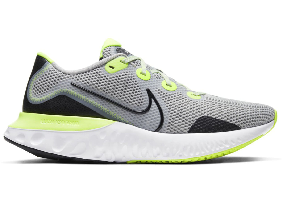 Nike Renew Run Grey Fog Volt - vue secondaire A