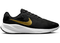 Nike Revolution 7 Black White Metallic Gold (Women's)