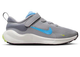 Nike Revolution 7 Cement Grey Light Carbon Volt University Blue (PS)